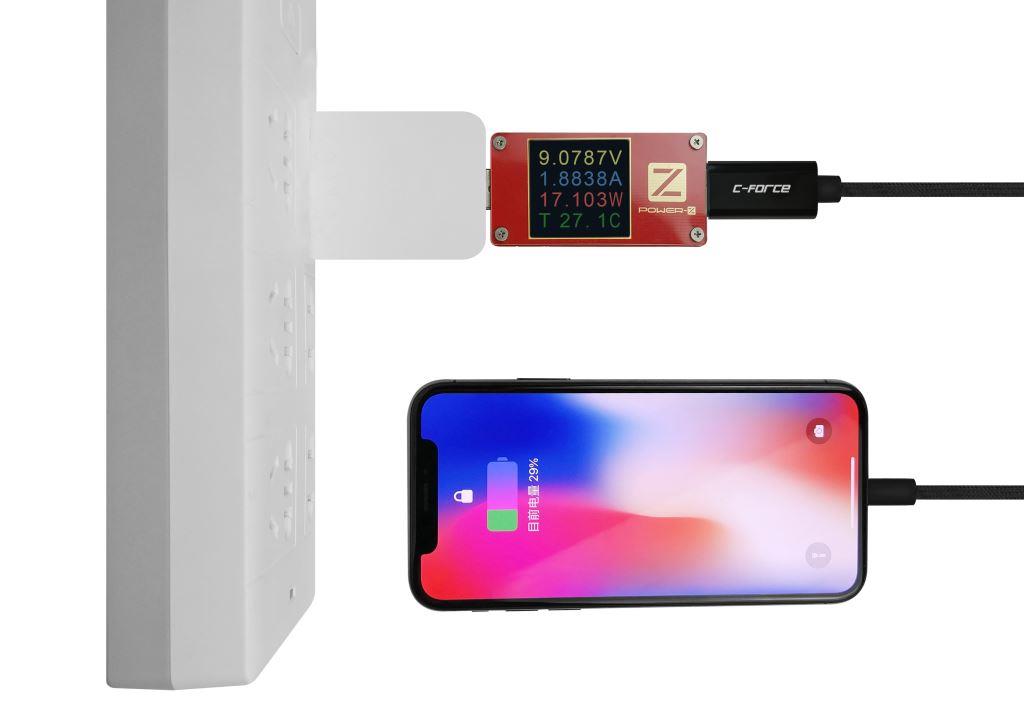 C-FORCE快充线 iphonex支持QC快充
